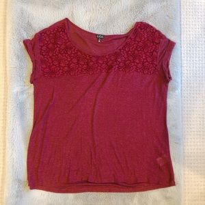 Maroon Talula Tee